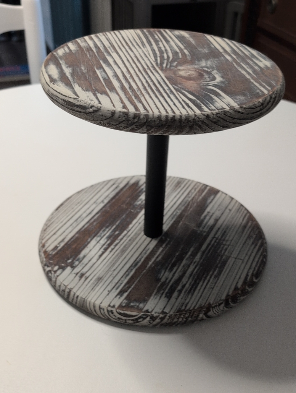 RUSTIC FARMHOUSE WOODEN TIERED TRAY
